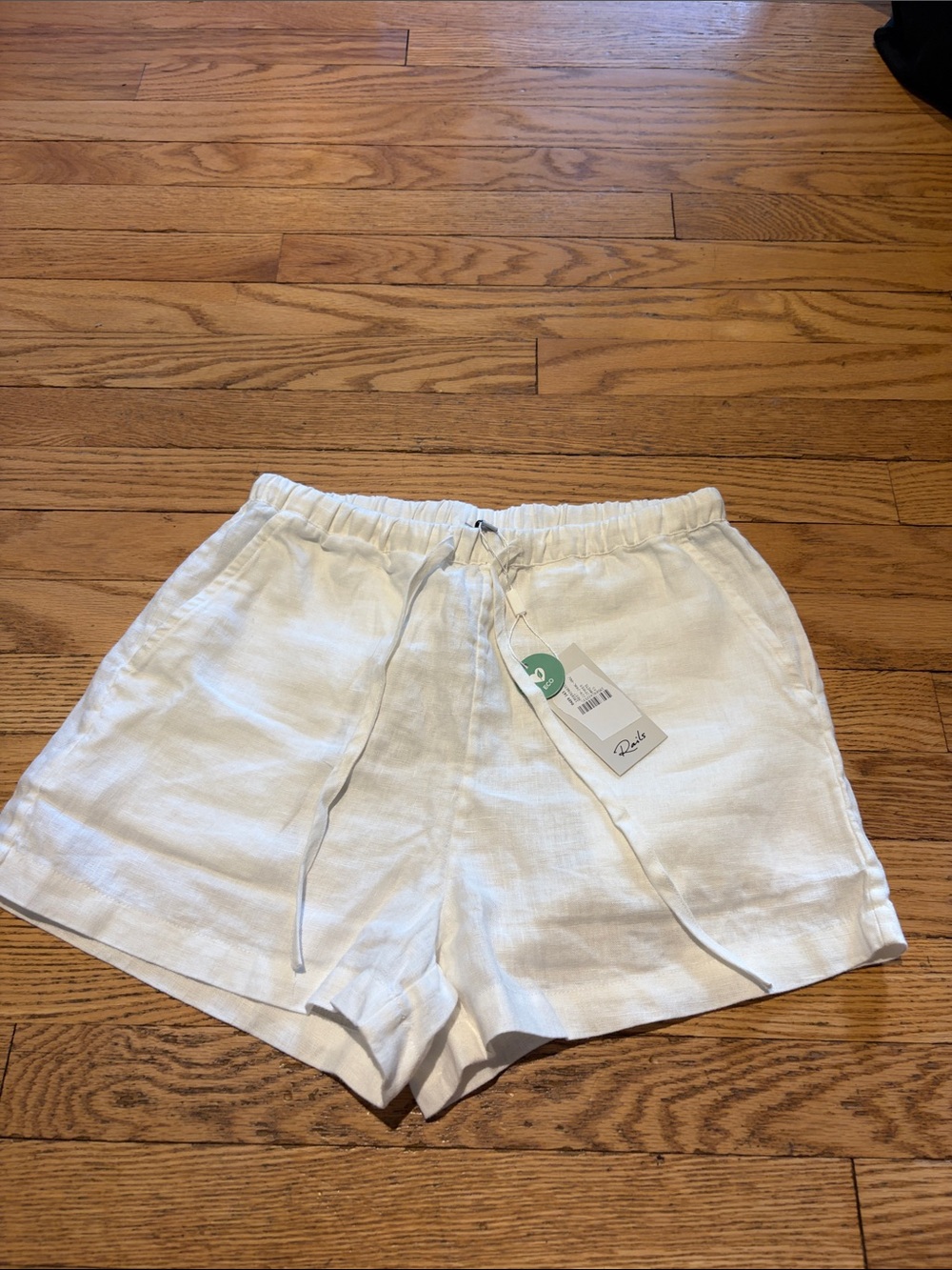 NWT Women’s XS Rails Jenner White Linen Shorts - Picture 5 of 6